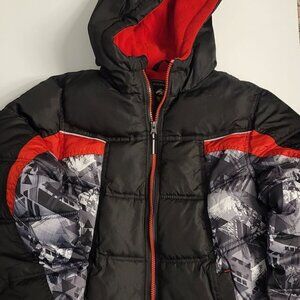 Pacific Trail Boys' Puffer Coat with Fleece Lining SZ M 10/12